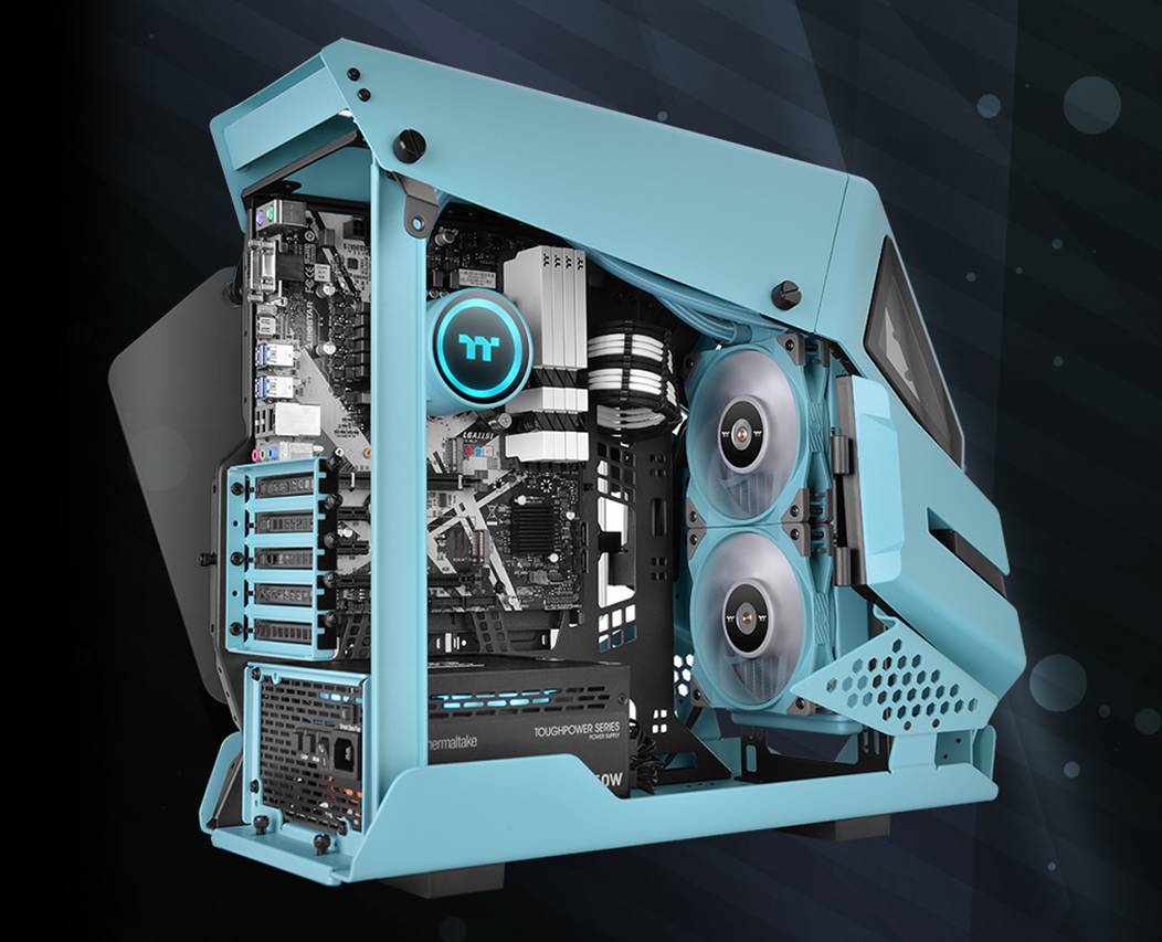 TOUGHLIQUID 240 ARGB Sync Turquoise All-In-One Liquid Cooler